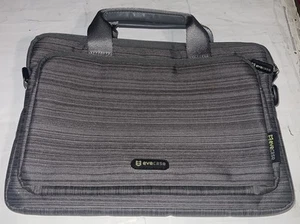 Laptop/iPad Evecase Padded Silver Bag Case with Handles 12” x 8” - Photo 1/3