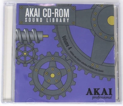 Akai Professional Sound Library Volume 4 Akai Format Sample Library Sampling CD - Image 1 of 3