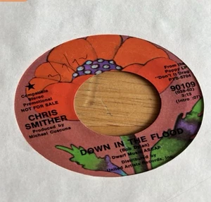 Chris Smither: Down In The Flood/Lonesome Georgia Brown 45 Poppy Promo VG+ vinyl - Picture 1 of 2