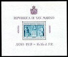 SAN MARINO 1937 BLOCK1 ** POSTFRISCH TADELLOS(49155