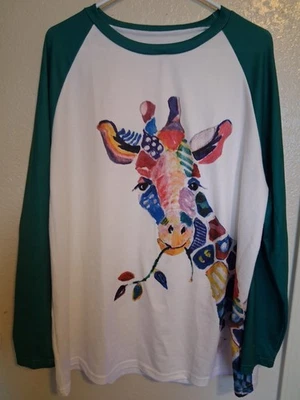 Giraffe Shirt Women's 2x - Image 1 of 2