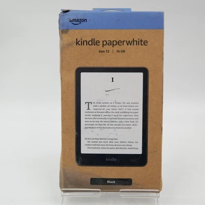 Wi-Fi Only Amazon Kindle Paperwhite 12th Gen 16GB Black/Free Shipping - Image 1 of 4