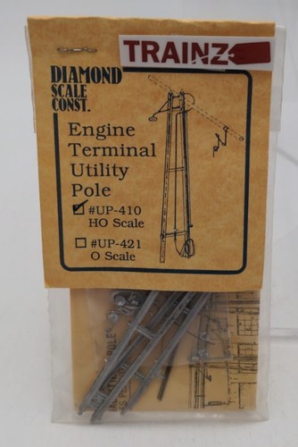 Diamond Scale 410 HO Scale Engine Terminal Utility Pole Building Kit | eBay