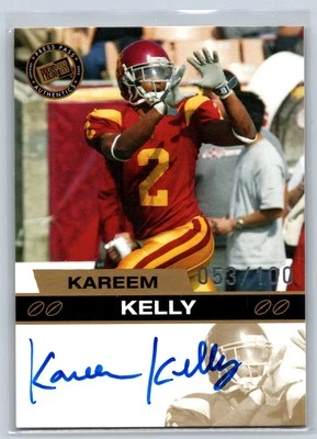 2003 Press Pass #NNO Kareem Kelly Autographs Gold #/100 - Image 1 of 2