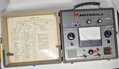 Juego de prueba monitor de servicio Motorola S1056A vintage para reparación de radio radioaficionado Foto 1 de 4