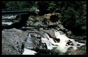 Postcard The Sinks Waterfalls and Bridge, Great Smoky Mountains, TN - Picture 1 of 2