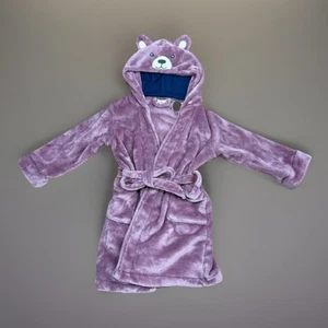 LL Bean Kids 4T Bath Robe Pink/Purple - Picture 1 of 3