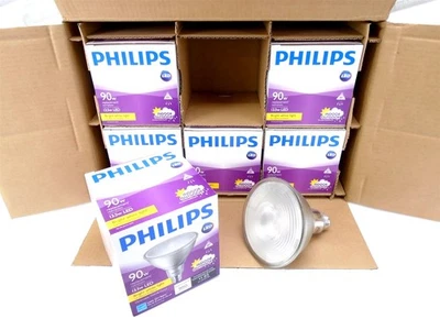 PHILIPS - Case of 6 - 9290012921 - 90W Equiv Dimmable LED Flood Light 950 LUMENS - Image 1 of 4