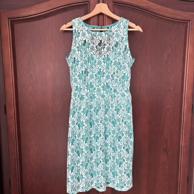 Vestido sin mangas de encaje para mujer Cynthia Rowley talla 8 Foto 1 de 4