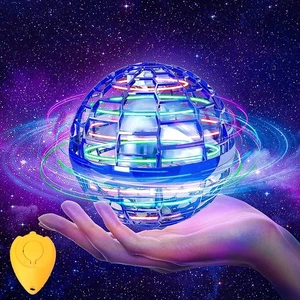 Mini Drohne Fiegender Spielzeug Handgesteuerter Flugball LED UFO Fliegendes Ball - Bild 1 von 12