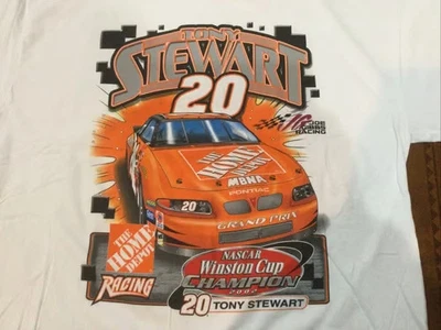 Camisa De Colección NASCAR 2002 Campeón Tony Stewart Home Depot Racing Nueva Lrg Nueva de Lote Antiguo Foto 1 de 4