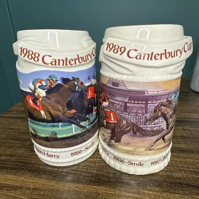 Juego de Piedras Copa Canterbury Vintage 1988 y 1989 Edición Limitada Carreras de Caballos  Foto 1 de 4