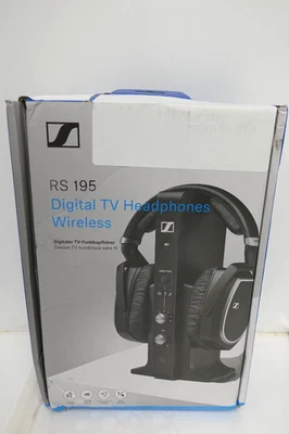 Sennheiser RS 195 Over the Ear Wireless Headphones, Black - Image 1 of 2
