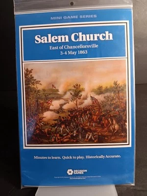 NEW UNPUNCHED Salem Church - East of Chancellorsville - DECISION MINI WAR GAME  - Image 1 of 2