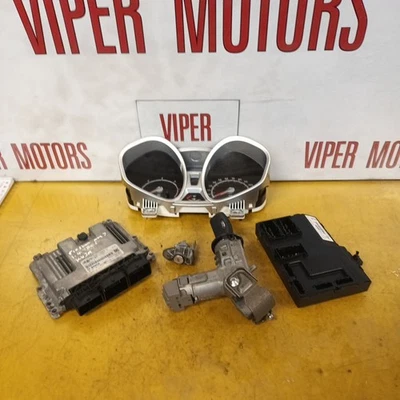 Ford Fiesta ECU Kit Set Key Set Mk7 1.4 Diesel KVJA AV2112A650GC 8V5115K600EJ - Image 1 of 4