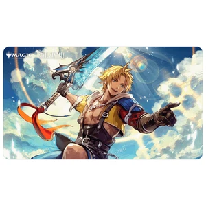 Alfombra de juego Ultra PRO Final Fantasy Tidus alfombra de juego estándar Magic The Gathering - Imagen 1 de 4