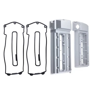 Aluminum Valve Cover Set for BMW 540i E39 740iL 4.4L V8 1998-2003 11121703172 - Picture 1 of 12