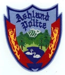 Ashland O Police patch obsoleto nave dall'Australia - Foto 1 di 1