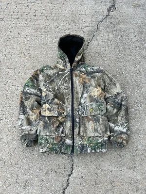 Scentlock Men’s M Hunting Camo Realtree Workwear Jacket With Hood - Image 1 of 3