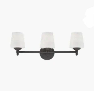Designers Fountain 15006-3B Bronze Darcy 3-Light Vanity Light NIB - Picture 1 of 7