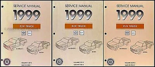 1999 Chevy Silverado GMC Sierra Camión Tienda Manual Juego 1500 2500 Reparación - Imagen 1 de 2