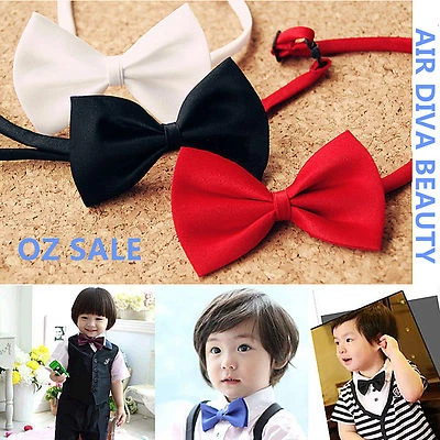 1P Boys Kids Children Party School Pre-tied Wedding dance bow tie Necktie bowtie - image 1 of 3