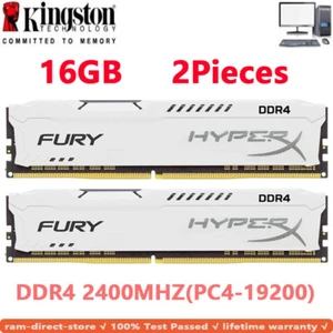 HyperX FURY DDR4 32GB 2X16GB 2400 PC4-19200 Desktop RAM Memory DIMM 288PINS 1.2V - Picture 1 of 12