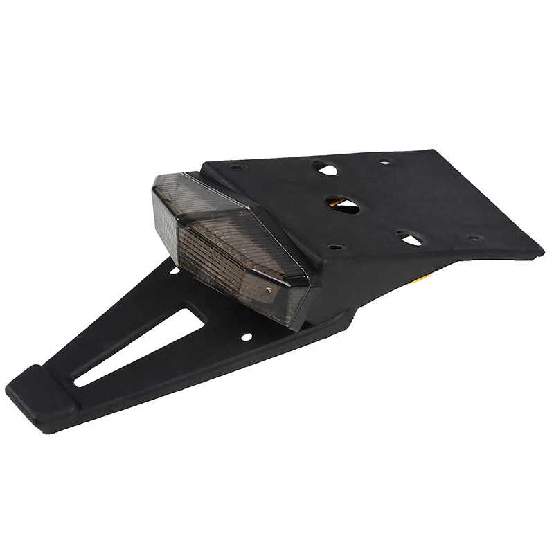 Soporte de matrícula de guardabarros trasero LED luz trasera de freno universal para Yamaha MT07 Foto 1 de 4