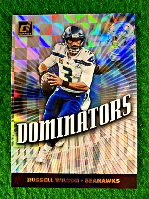 2019 Panini Donruss #DOM-33 Russell Wilson Pittsburgh Steelers NFL - Image 1 of 3