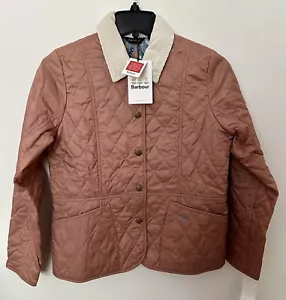 NWTs Barbour Girls’ Printed Summer Liddesdale Jacket. Soft Coral. XL (12/13) - Picture 1 of 7
