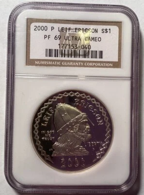 2000 P Leif Ericson Commemorative - Image 1 of 2