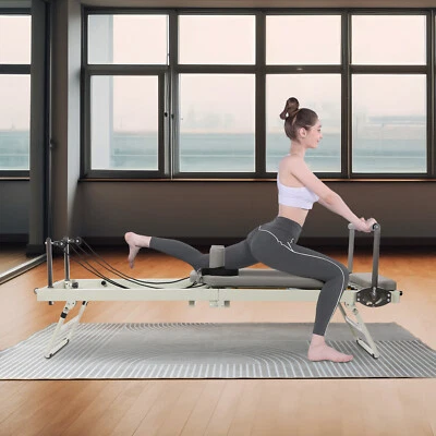 Máquina de entrenamiento plegable Pilates Reformer Yoga Reformer cardio fitness reboteador Foto 1 de 4