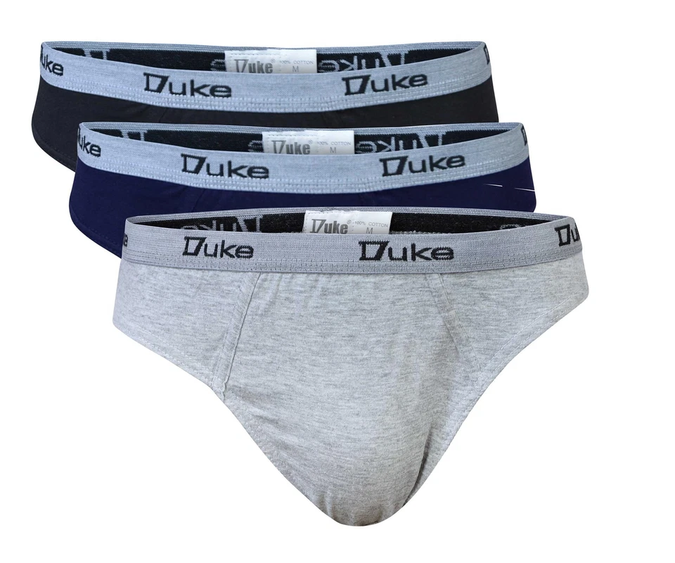 Duke London Confezione da Tre Cotone Slip IN Misura 1XL-8XL - Immagine 1 di 1