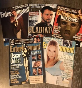 Entertainment Weekly Magazine ~Lot of 5 NEW 1999 ~VINTAGE FASHION BEAUTY ~Jewel - Bild 1 von 3