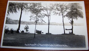 Antique Unposted  RPPC Reid's Resort Thornapple Lake Hastings Michigan - Picture 1 of 1