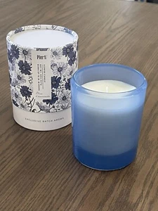 Pier 1 Rare Exclusive Batch Aroma BLUE CHAMOMILE 8oz Candle Discontinued - Picture 1 of 6