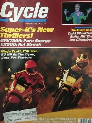 Cycle magazine  January 1987 Foto 1 de 3