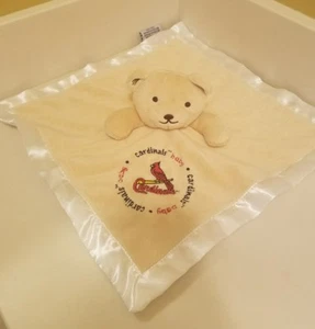 St Loius Cardinals Lovie lovey security blanket bear baseball  - Picture 1 of 4