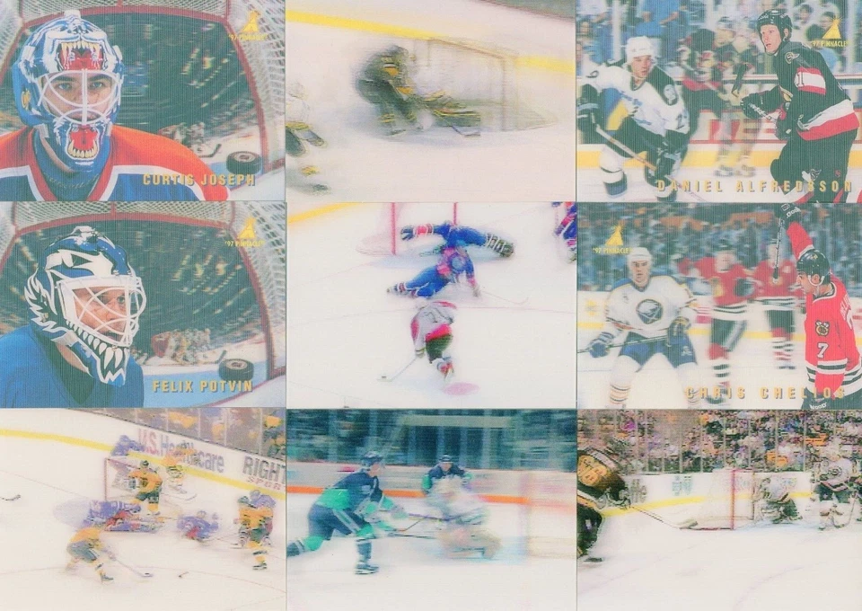 U PICK EM LOT 1996-97 96-97 Pinnacle McDonalds 3D ICE BREAKERS Base SP card set - Image 1 of 1