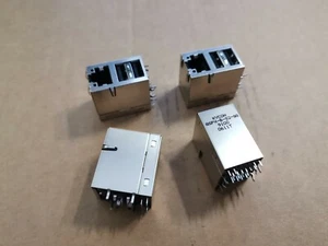 2pcs 10 100 Base T RJ45 And USB A Connector PCB Mount - Picture 1 of 6