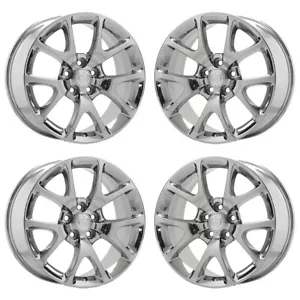 19" Buick Lacrosse Regal Bright Chrome wheels rims Factory OEM set 4108 EXCHANGE - Picture 1 of 8