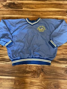 Vintage Tennessee Wesleyan Bulldogs Windbreaker Pullover Long Sleeve Size L  - Picture 1 of 7