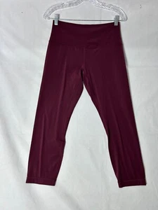 Lululemon Womens Leggings Maroon Size 10 Nylon Yoga Gym Run Jog Pilates Stretch - Imagen 1 de 13
