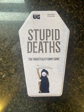 Paul Lamond Games Stupid Deaths The Frightfully Funny Card Game Coffin Tin- NEW