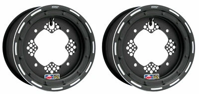 DWT ROK'N LOCK Front Black Beadlock Rims Wheel 10" 10x5 4+1 4/156 Raptor 700 - Image 1 of 3