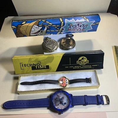 Various 6 Qty Watch Lot Wrist Watch 4 Pocket Watch 2 - Image 1 of 4