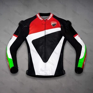 Chaqueta de cuero para carreras de motocicletas Ducati Corse | Chaqueta Ducati Corse en todas las tallas - Imagen 1 de 6