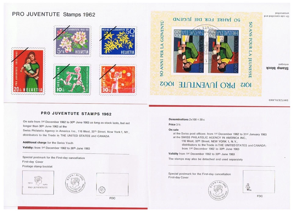 Switzerland #B318-323  MNH  OG  Semi-Postal  Promotion  Free S/H - Image 1 of 1