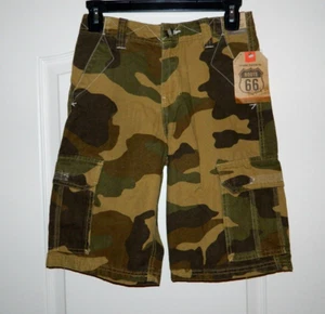 Boy's Camo Brown Shorts Size 12-NWT - Picture 1 of 2