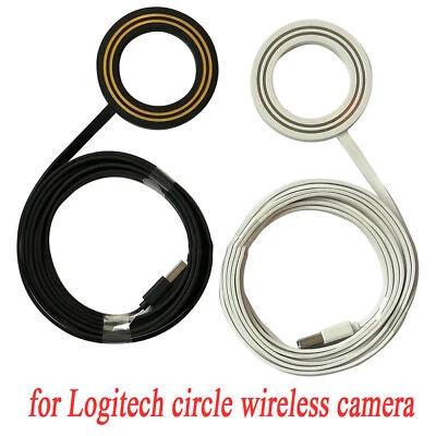 Wireless Camera Charging Ring Dock with 10ft USB Cable for Logitech Circle Parts - Image 1 of 4